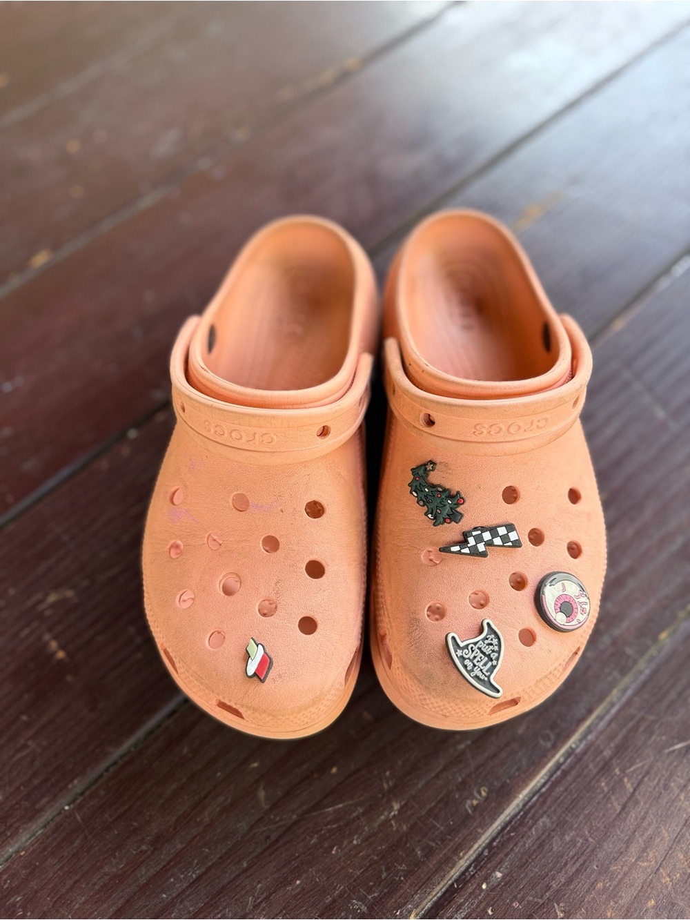 Wedge Classic Crocs Coral Color Womens 8